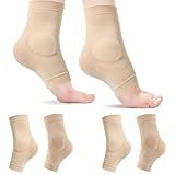 Modixun 2 Paar Knöchelschutzsocken mit Gel-Pad, Malleolar Gepolsterte Ärmel...