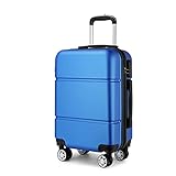 Kono Reisekoffer Handgepäck Koffer mit Rollen Hartschale Trolley 55x38x22cm 33...