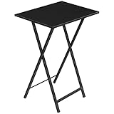 HOOBRO Beistelltisch, Klappbar Tablett Tisch, Sofatisch, TV Tray im...