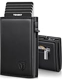 TENBST Geldbörse Herren, Slim Wallet Geldbeutel mit Münzfach & RFID Schutz,...