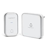 Aigostar Batterielose Funkklingel, Wasserdicht Türklingel Funk Set, Türklingel...