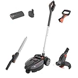 Yard Force 12V iFlex Urban Akku-Rasenmäher, Rasentrimmer und Heckenschere im...