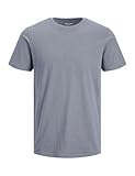 JACK & JONES Male T-Shirt Einfarbig Rundhals T-Shirt