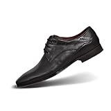 bugatti Herren Business Halbschuh aus Hochwertigem Leder, Derby mit Eleganter...