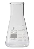 Borostar Erlenmeyerkolben (Boro 3.3), mit Graduierung, weithalsig, 300 ml