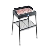 SEVERIN Standgrill mit Edelstahl-Grillrost und Standuntergestell und Ablagerost,...