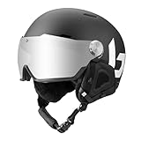 Bolle Might Visor | Ski-Helm mit integrierter Visier | Hochfeste ABS-Schutzkappe...