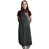 Aomhrek 1 Stück MetzgerschüRze Wasserdicht Und öLbestäNdig, Kochschürze...