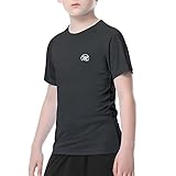 MEETWEE Jungen Rash Guard Kurzarm Kinder Badeshirt UV Schutz UPF 50 +...