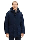 TOM TAILOR Herren 1037347 Arctic Winterpaka mit Abnehmbarer Kapuze, 10668-sky...