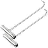 Warmhm 2 Stück Kanaldeckelheber, 31 Cm, Edelstahl-hebehaken, Robuster,...