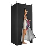 Tragbarer Umkleideraum 182x76x68cm Ankleidezimmer Toilettenzelt Umkleidekabine...