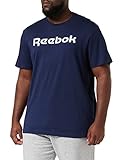 Reebok Herren Gs Linear Read Tee, Vecnav/White, GN5378, Gr. L