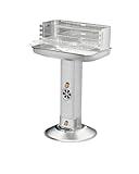 Kynast Exclusiv Standgrill Edelstahl Säulengrill 'Family Star' Holzkohlegrill...