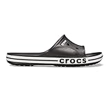 Crocs Unisex Erwachsene Bayaband Slide Badeschlappen, Black/White, 45/46 EU