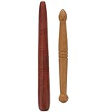 2 Stücke Holz Akupressurstift Ohren Massagestab Akupunkturstift Punktsucher...