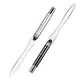 Szaboviktoria 2 Stück Brieföffner Silber Und Schwarz, 16 cm Brieföffner Edel,...
