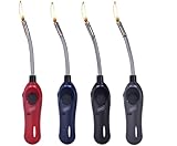 4X VANI Feuerzeug Kerzenanzünder biegsam flexibel Gas XXL Stabfeuerzeug 28 cm...
