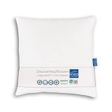 LINEA by böhmerwald - cosy - 3 Kammer-Kopfkissen weich, 80 x 80, Innen:100%...
