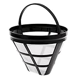 Generisch Wiederverwendbarer Kaffeefilter Kegelförmig, 8-12 Tassen, Schwarz, 1...