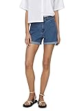 ONLY Damen Shorts high Waist 5-Pocket Design Knopfleiste Reißverschluss Kurze...