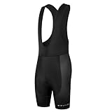 WOLFIRE WF Bib Shorts Herren - Radlerhose Herren mit 20D Gel-Polster. Aus...