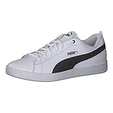 PUMA Damen Puma Smash Wns v2 L Low-Top Trainer, Puma White-Puma Black, 39 EU