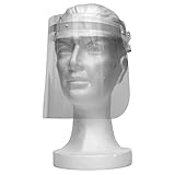 Visier aus Kunststoff -Transparentes Aufklappbares Gesichtsvisier -...