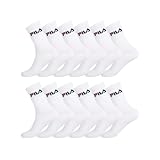 FILA Herren Fila/Am/Tnx12 Sportsocken, Weiß (Blanc B - Bl), 39-42 EU