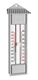 TFA Dostmann Analoges Maxima-Minima-Thermometer, 10.3014.14, wetterfest, für...