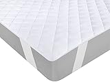 Utopia Bedding Gesteppte Matratzenauflage 160 x 200 cm, Weicher...