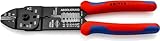 KNIPEX Crimpzange, 0,5-6,0 mm², mit F-Crimp, für isolierte Kabelschuhe, mit...