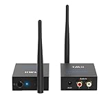 1Mii (1 TX + 1 RX) Drahtlos Audio Sender Empfänger, 2.4G Große Reichweite, Low...