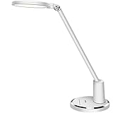 JUKSTG Schreibtischlampe LED, 12W Büro Tischleuchte TouchBedienung Dimmbar 10...