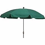 Siena Garden Schirm 250/10t.Poly grün Gest anthr/Pol grün UV+50
