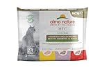 almo nature Multipack Katzenfutter nass HFC Natural - 3 Sorten mit Huhn 6 x 55g,...