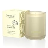 Jean & Len Aromatic Therapy Bergamot & Cedarwood, natürliche Sojawachskerze,...