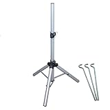 Premium X Basic Dreibein Stativ Aluminium 120cm Ø 35mm Silber SAT Tripod...