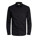 JACK & JONES Herren Freizeit Hemd JPRBLACARDIFF Slim Fit Schwarz Blau Weiss,...