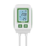 YIYEGO 4 in 1 Digitales Bodenmessgerät, Stickstoff, Phosphor, Kalium, Temp Wert...