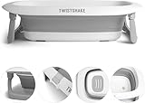 Twistshake faltbare und rutschfeste Babybadewanne | Ergonomisch zusammenklappbar...