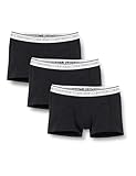 Calvin Klein Herren Boxershorts Trunks Unterwäsche, Schwarz (Black W/ White...