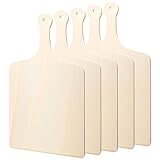 LDXDRU 5 Stück Holz Pizzaschieber, 42 x 30cm Holz Pizzabrett Pizzaschaufel...