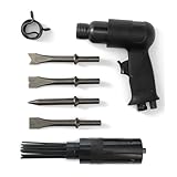 Nadelentroster Druckluft Nadelpistole mit 19 Nadeln und Lufthammer Pistole 4...