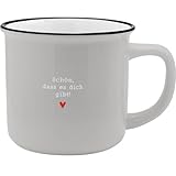 GRUSS & CO XL-Becher Motiv 'Schön' | Lieblingsbecher aus Porzellan, Tasse mit...