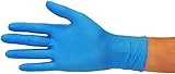 SF Nitrilhandschuhe L Blau – 100 Stück Einweghandschuhe, Einmalhandschuhe,...