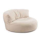 Lumaland Sitzsack Lounge Sofa aus der Teddy-Reihe | Indoor Bean Bag mit Füllung...