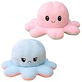 KUNSTIFY Oktupus Stimmungs Kuscheltier XXL Oktopus Plüsch wenden Mood Octopus...