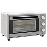 HOMCOM Mini Backofen 21 L 1400W 100-230℃ 60 Min. Timer inkl. Krümelblech,...