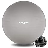 MAXXIVA® Gymnastikball 75 cm Anti-Burst mit Luftpumpe bis 250 kg...